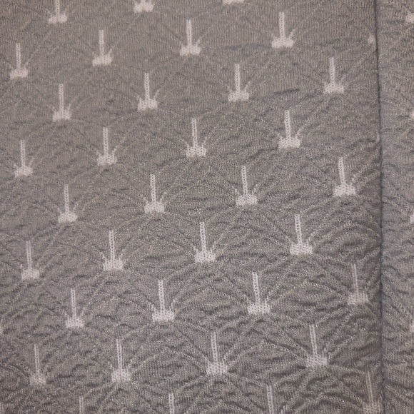 Tyler Boe Women’s Dress Grey/white Print 3/4 Sleeve  Zip in Back Small - Picture 5 of 6